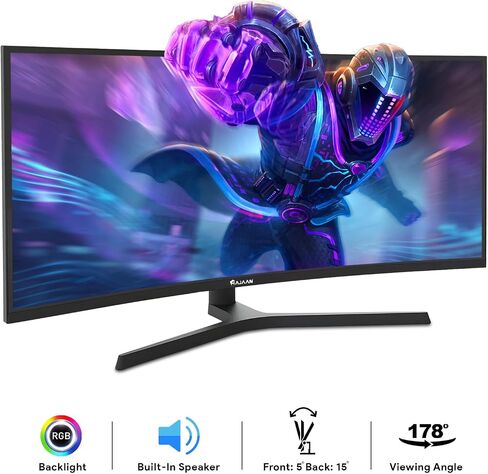 27" Inch FHD 1080p IPS Computer Monitor, 75 Refresh Rate, Best for Office & Home, Ergonomic Tilt HDMI, VGA Ports | Monitor for PC, Wall Mountable (S2723i)- Black in Saudi Arabia