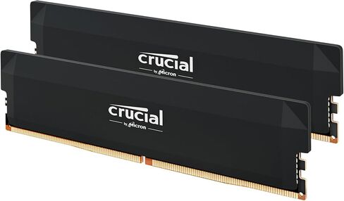 مجموعة ذاكرة الوصول العشوائي Crucial Pro DDR5 بسعة 32 جيجابايت (2 × 16 جيجابايت) CL36 6000 ميجاهرتز، وذاكرة ألعاب سطح المكتب لرفع تردد التشغيل، ومتوافقة مع Intel XMP 3.0 وAMD Expo - أبيض CP2K16G60C36U5W in Kuwait