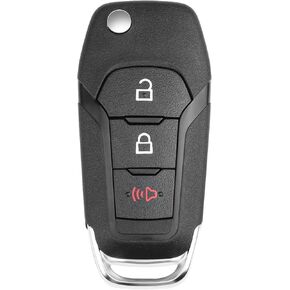NPAUTO Key Fob Replacement Fits for Ford F150 F250 F350 F450 F550 2015 2016 2017 2018 2019 2020 2021 2022 Ford Explorer Ranger Ecosport Bronco - Keyless Entry Remote Ignition Flip Key Fob, N5F-A08TAA