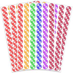 Weight Lifting Planning Stickers Colorful Dumbbell Exercise Planner Stickers Fitness Health Reminder Sticker for Women Men Health & Wellness Scrapbooking Journal Calendar Planner Supplies 500pcs