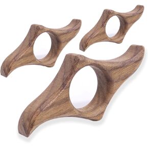 Walnut Wooden Thumb Book Page Holders for Reading- Page Holder for Thumb- Page Spreader for Reading Hands Free- Book Lovers Gifts & Reading Accessories (20 mm)