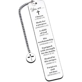 First Communion Gifts for Girls Boys Confirmation Gifts for Teen Girls Bible Verse Bookmarks Catholic Gifts Baptism Confirmation Sponsor Gifts for Teenage Christian Gifts for Women Men Religious Gifts