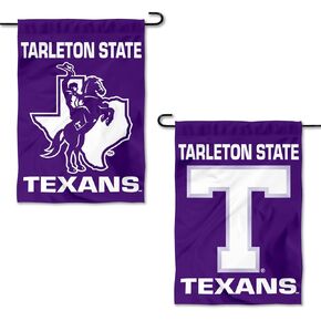 Tarleton State Texans Dual Logo Garden Flag