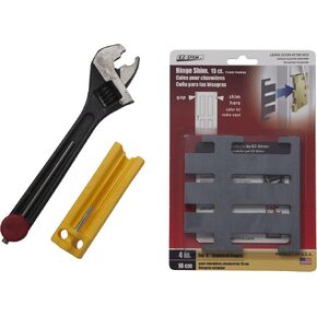 Door Straightener Kit - Hinge Shim, Knuckle Bender, Hinge Pin Removal Tool (3.5 Inch) in Kuwait