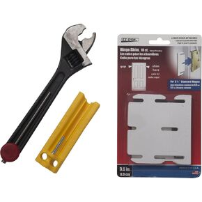 Door Straightener Kit - Hinge Shim, Knuckle Bender, Hinge Pin Removal Tool (3.5 Inch)
