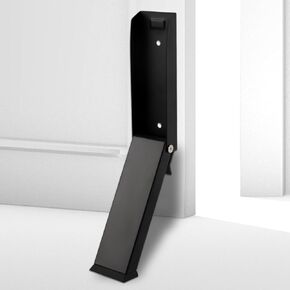 Kickdown Door Stopper, No Drilling Magnetic Door Stoppers Portable Kick Down Door Stop Metal Door Holder to Keep Door Open Door Stops for Bottom of Door