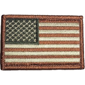 Tactical USA Flag Patch - Coyote Desert Tan 2"x3" by Ranger Return (TACT-USAF-DSTN)