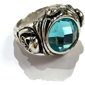 Vintage Pirates Skull Ring Captain Jack Death Sparrow Ring Cosplay Props Hallowmas Costume Accessories