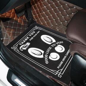 Paper Floor Mats for Cars Detail 50Pcs Car Floor Mat Protector Car Floor Mat Protector Portable Vehicle Foot Pads Car Wash Automotive Floor Mat Protector for Car Vehicles Wash Black 19.6"x15.7"