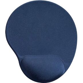 45162 Gel Mouse Pad, Wrist Rest, 9-Inch x10-Inch x1-Inch , Blue
