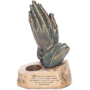 Joseph's Studio by Roman, JS Everyday GIFTS6.25 H Praying Hands Tabletop, Home Décor, Devout Gift, Prayerful Inspiration (3x4x6)