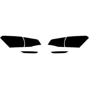 Rvinyl Tail Light Tint Covers Compatible with Chevrolet Equinox 2018-2021 - Blackout Smoke