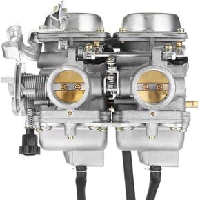 Carbman Twin Carburetor Double Cylinder Carb Compatible with Honda Rebel 250 Carburetor CA250 CMX250 1996-2011 CMX250C 2003-2011 Carbs