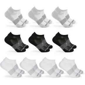 Fruit of the Loom Low Cut Socks for Girls, 10 Pair Pack - Cushioned, Lightweight, Breathable (Toddler/Little Girls)