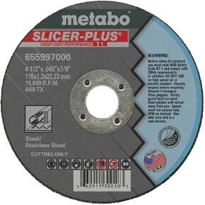 4-1/2" Slicer + Cutting Wheel (50pk)