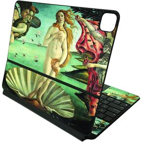 جلد MIGHTY SKINS متوافق مع لوحة مفاتيح Apple Magic لجهاز iPad Pro 12.9 بوصة (الجيل الخامس) - زهر منتصف الليل | غطاء ملتف من الفينيل واقٍ ومتين وفريد ​​من نوعه | سهل الاستخدام | صنع في الولايات المتحدة الأمريكية