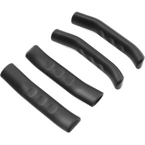 مقبض الفرامل غطاء سيليكون كم 2 أزواج أسود دراجة الفرامل رافعة قبضة غطاء حامي لركوب الدراجات على الطرق الجبلية، غطاء رافعة الفرامل الدراجة in Kuwait