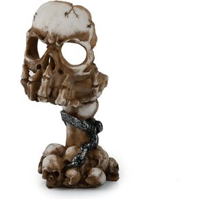 DS. DISTINCTIVE STYLE Skull Candle Holder 6.3 Inch Tea Light Holder Small Gothic Home Decor Halloween Decorations
