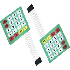 2PCS 4x5 Matrix Extension Keyboard 20 Key Membrane Switch Keypad Keyboard
