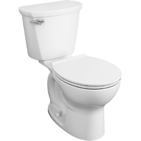 American Standard 609DA001.020 مرحاض Cadet PRO مكون من قطعتين مع مقعد إغلاق بطيء وحلقة شمع، واجهة مستديرة، ارتفاع قياسي، أبيض، 1.28 gpf in Saudi Arabia
