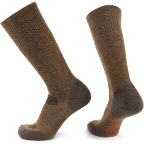 GRIP6 Wool Boot Socks - Merino Wool Socks Made in the USA - Lightweight Wool Hiking Socks - Warm Boot Socks for Men and Women