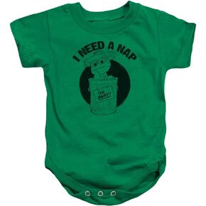 Popfunk Sesame Street I Need A Nap Infant Baby Boys & Girls Onesie Snapsuit