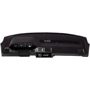 Coverking Dash Cover Mat Pad Custom Designed for Select Toyota Sienna Dashboards: Velour Material, Black