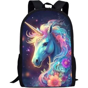 PinUp Angel Aqua Seal Backpack For School Bag Kids Cool Magical Animal Bag For Children Boys and Girls Bookbag