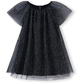 Toddler Girls Tutu Dress Sequin Tulle Short Sleeve Summer Dresses Birthday Casual Sundress