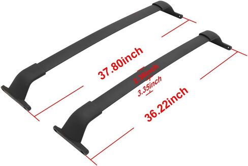 2 Pieces Cross Bars Fit for 2017 2018 2019 2020 2021 2022 Nissan Kicks Black Baggage Luggage Roof Rack Crossbars in Saudi Arabia