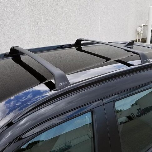 2 Pieces Cross Bars Fit for 2017 2018 2019 2020 2021 2022 Nissan Kicks Black Baggage Luggage Roof Rack Crossbars in Saudi Arabia