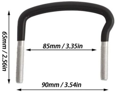 4 قطع صندوق السقف العالمي U Bolt Clamps طقم تركيب السقف مع 8 حشيات مطاطية، 4 لوحة معززة، 8 صامولة قفل، 2 ضمادة، ملحقات أمتعة السقف لمعظم الموديلات in Saudi Arabia
