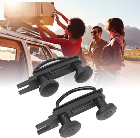4 قطع صندوق السقف العالمي U Bolt Clamps طقم تركيب السقف مع 8 حشيات مطاطية، 4 لوحة معززة، 8 صامولة قفل، 2 ضمادة، ملحقات أمتعة السقف لمعظم الموديلات in Saudi Arabia