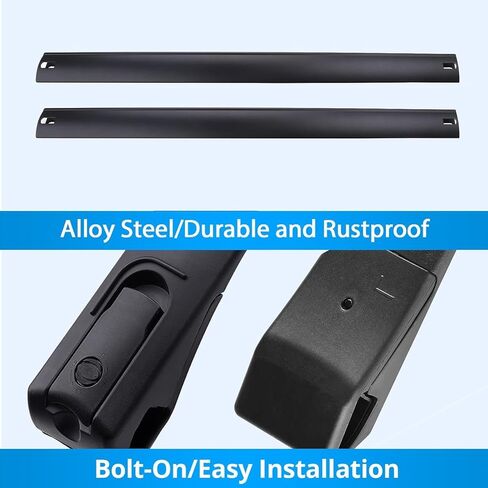 قضبان متقاطعة لحامل السقف، قضبان سقف متوافقة مع قضبان تويوتا RAV4 2013-2018 لحامل البضائع على السطح، والأمتعة، والكاياك، والدراجة، والتزلج على الجليد in Kuwait