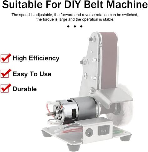 775 DC Motor 12-24V 12000RPM Large Torque Micro Motor for Power Tools/DIY Toys/Vacuum Cleaners Fans with Double Ball Bearing, High Speed DC Small Motor (1) in Saudi Arabia