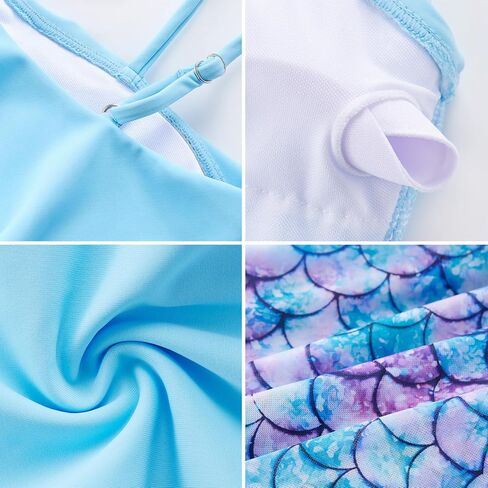 ملابس سباحة قطعة واحدة للفتيات مع تنورة مكشكشة بكتف واحد لركوب الأمواج على الشاطئ وحفلات حمام السباحة للفتيات المراهقات من عمر 6 إلى 12 سنة in Kuwait