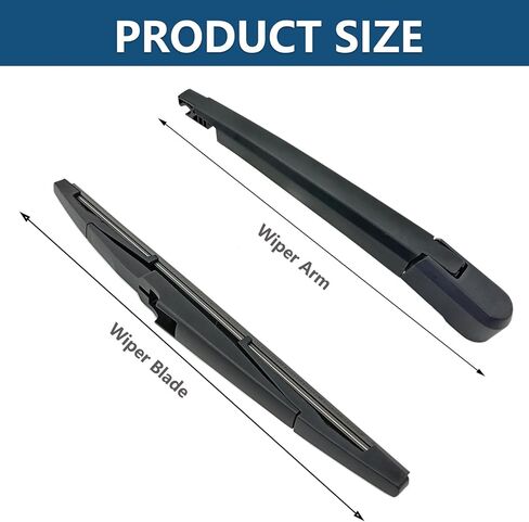 Rear Windshield Wipers Blade Arm Set for Hyundai Tucson 2022-2024 Back Glass Wiper Arm Blade Replacements All Seasons Fit in Saudi Arabia