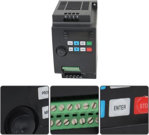 findmall Frequency Converter 2.2KW 3HP 220V Single Phase to 208-240V 3 Phase Variable Frequency Drive for Motor Speed Control in Saudi Arabia