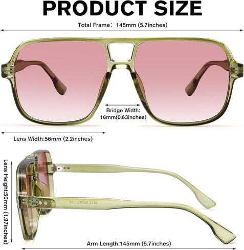 Retro Aviator Sunglasses for Women Men 70s Flat Aviator Sun Glasses Vintage Square Shades in Saudi Arabia