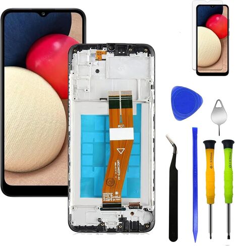 Eaglewireless LCD Display Touch Screen Digitizer Assembly with Frame for Samsung Galaxy A02s SM-A025U A025A A025U1 s124dl (Not for A025F) in Saudi Arabia