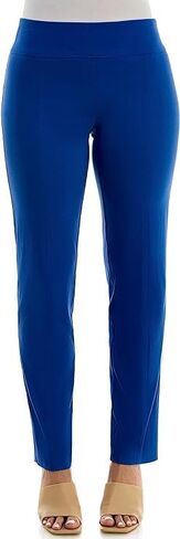 Zac & Rachel Women's Petite Millennium Fabric Pull-On Slim Leg Pant, Surf The Web, 14S in Kuwait