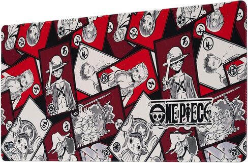 One Piece XXL Mouse Pad - Desk Pad - 31.5" x 13.78" Non-Slip Rubber Base Mouse Pad, Gaming Mouse Pad, Keyboard Mouse Mat - Manga Gifts in Saudi Arabia