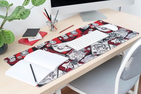 One Piece XXL Mouse Pad - Desk Pad - 31.5" x 13.78" Non-Slip Rubber Base Mouse Pad, Gaming Mouse Pad, Keyboard Mouse Mat - Manga Gifts in Saudi Arabia