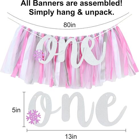 BEISHIDA 1st Birthday High Chair Banner 1 Year Birthday Decorations Blue Purple Under the Sea Theme First Birthday Banner for Girls Boys 1st Birthday Party Baby Shower Decorations Highchair Garland in Saudi Arabia