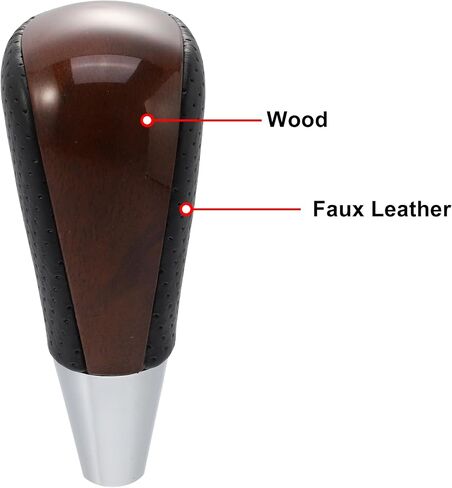 X AUTOHAUX Car Automatic Gear Stick Shift Knob for Toyota RAV4 Corolla Avalon Yaris 4Runner Sienna Camry Tacoma for Lexus ES GS SC RX LS Black Brown Wood Pattern in Saudi Arabia