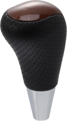 X AUTOHAUX Car Automatic Gear Stick Shift Knob for Toyota RAV4 Corolla Avalon Yaris 4Runner Sienna Camry Tacoma for Lexus ES GS SC RX LS Black Brown Wood Pattern in Saudi Arabia