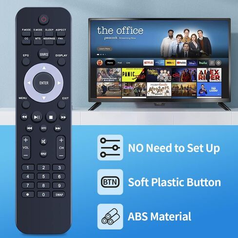 PZL TZH-054 Replacement Remote Control fit for Polaroid HDTV LED TV 50GSR3000 32GSD3000 55GSR3000 40GSR3000 22GSD3000 32GSR3000FC 24GSR3000 40GSR3000FC 32GSR3000FA 32GSR3000 24GSD3000 in Saudi Arabia