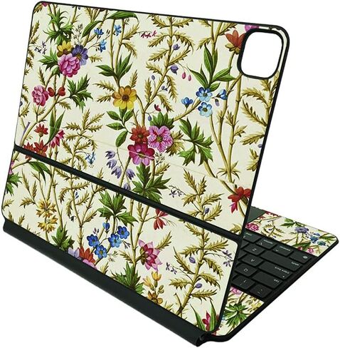جلد MIGHTY SKINS متوافق مع لوحة مفاتيح Apple Magic لجهاز iPad Pro 12.9 بوصة (الجيل الخامس) - زهر منتصف الليل | غطاء ملتف من الفينيل واقٍ ومتين وفريد ​​من نوعه | سهل الاستخدام | صنع في الولايات المتحدة الأمريكية in Kuwait