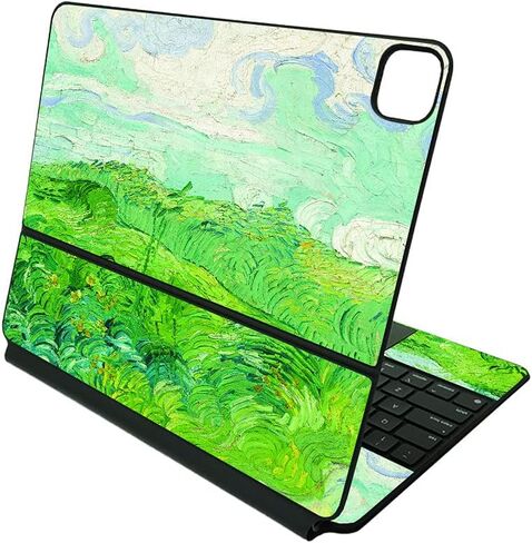 جلد MIGHTY SKINS متوافق مع لوحة مفاتيح Apple Magic لجهاز iPad Pro 12.9 بوصة (الجيل الخامس) - زهر منتصف الليل | غطاء ملتف من الفينيل واقٍ ومتين وفريد ​​من نوعه | سهل الاستخدام | صنع في الولايات المتحدة الأمريكية in Kuwait