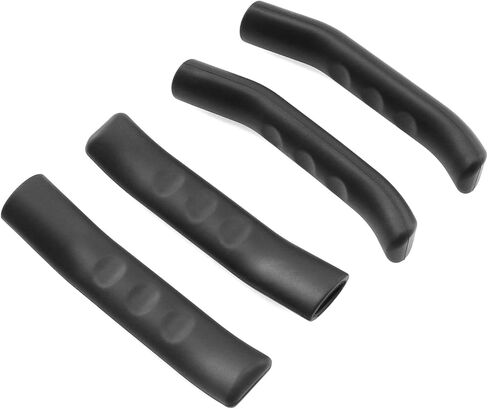 مقبض الفرامل غطاء سيليكون كم 2 أزواج أسود دراجة الفرامل رافعة قبضة غطاء حامي لركوب الدراجات على الطرق الجبلية، غطاء رافعة الفرامل الدراجة in Kuwait